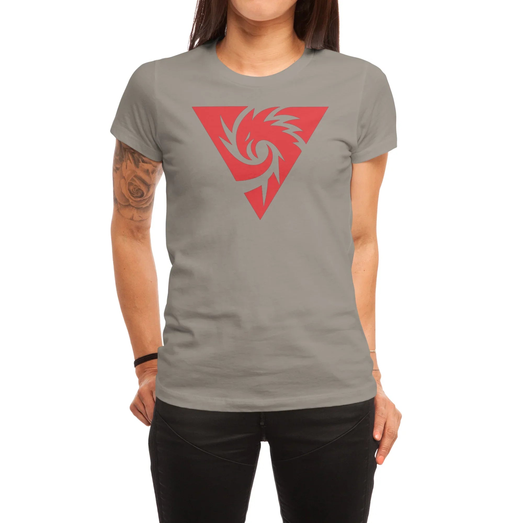 Inferno Girl Red - Symbol (Light Shirts) — Womens T Shirt
