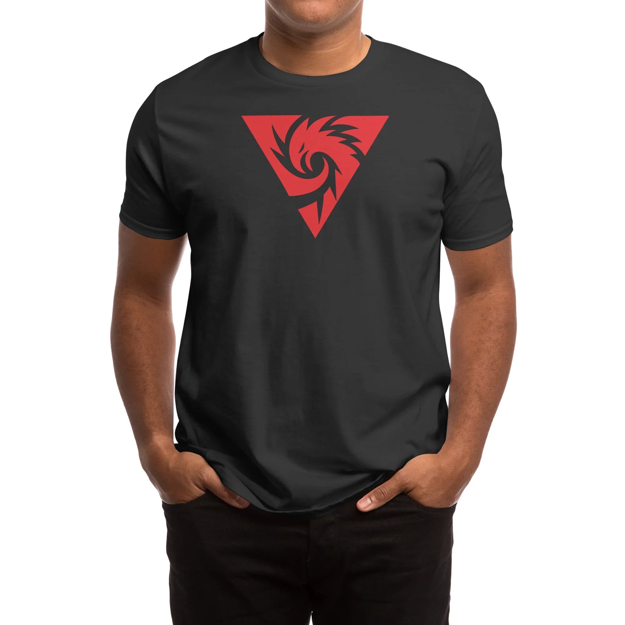 Inferno Girl Red - Symbol (Light Shirts) — Mens T Shirt