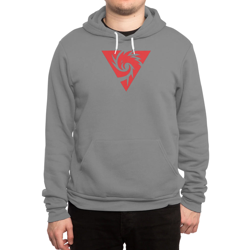 Inferno Girl Red - Symbol (Light Shirts) — Mens Pullover Hoody