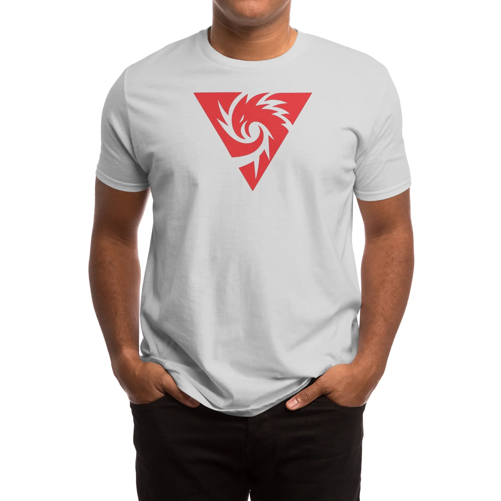 Inferno Girl Red - Symbol (Light Shirts) — Mens T Shirt