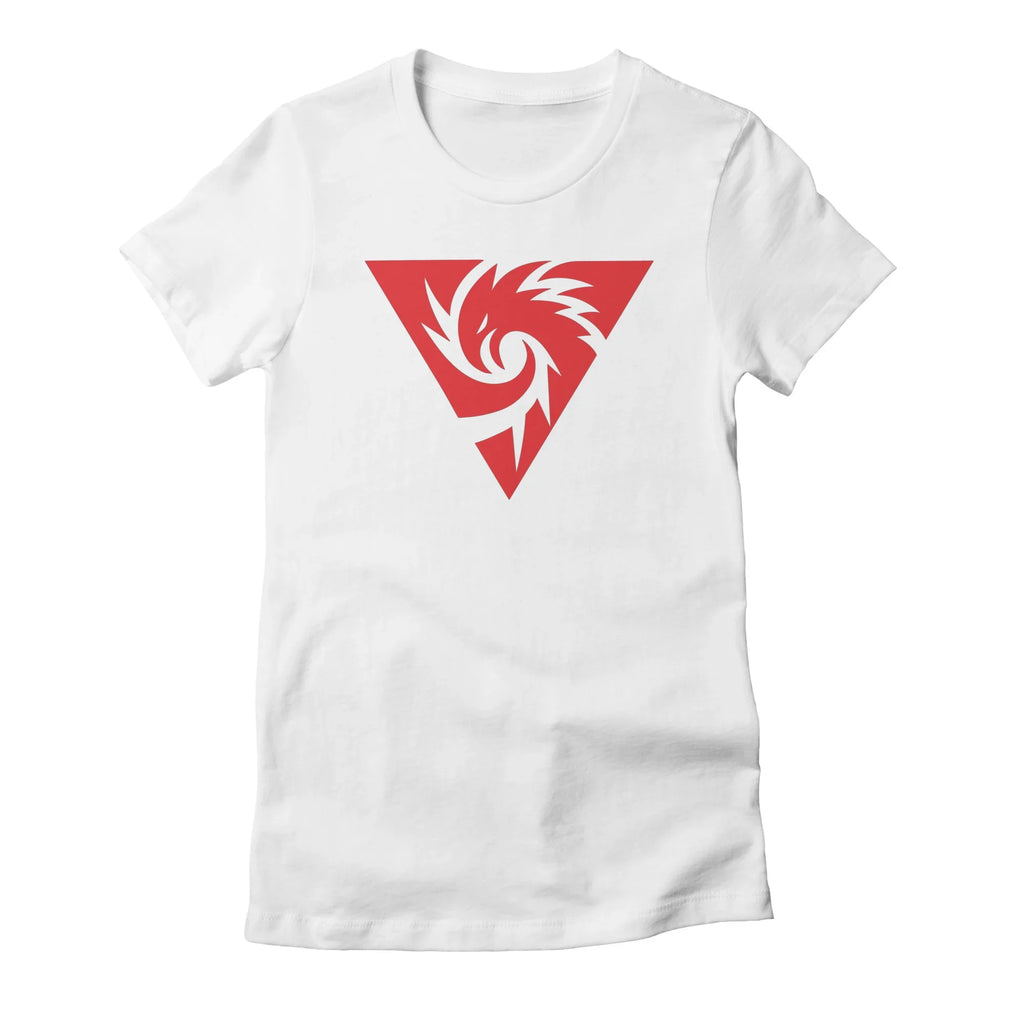 Inferno Girl Red - Symbol (Light Shirts) — Womens T Shirt