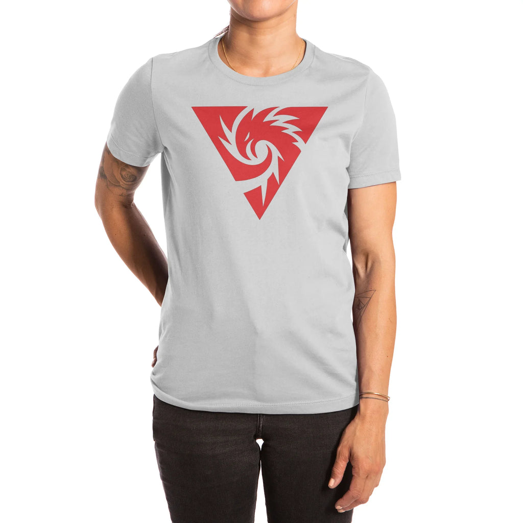Inferno Girl Red - Symbol (Light Shirts) — Womens T Shirt