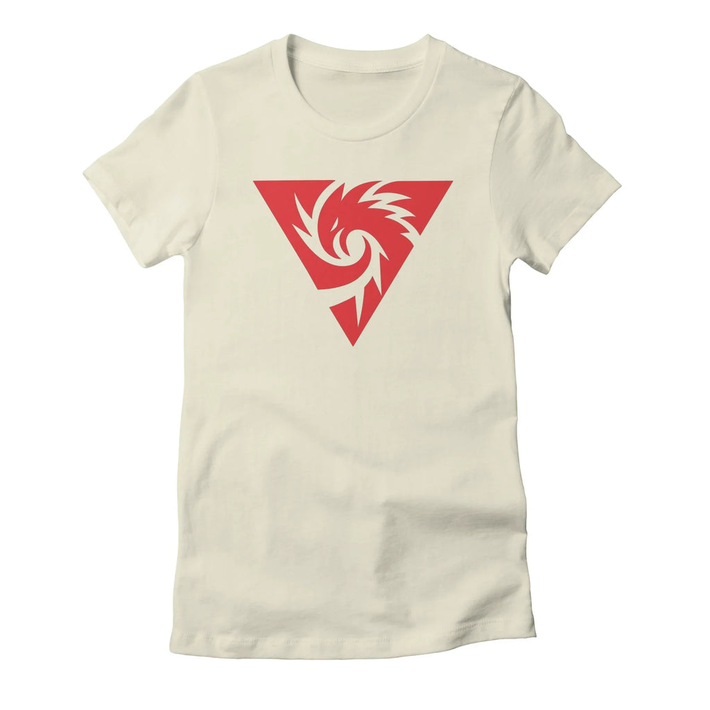 Inferno Girl Red - Symbol (Light Shirts) — Womens T Shirt