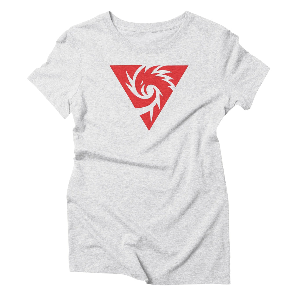 Inferno Girl Red - Symbol (Light Shirts) — Womens T Shirt