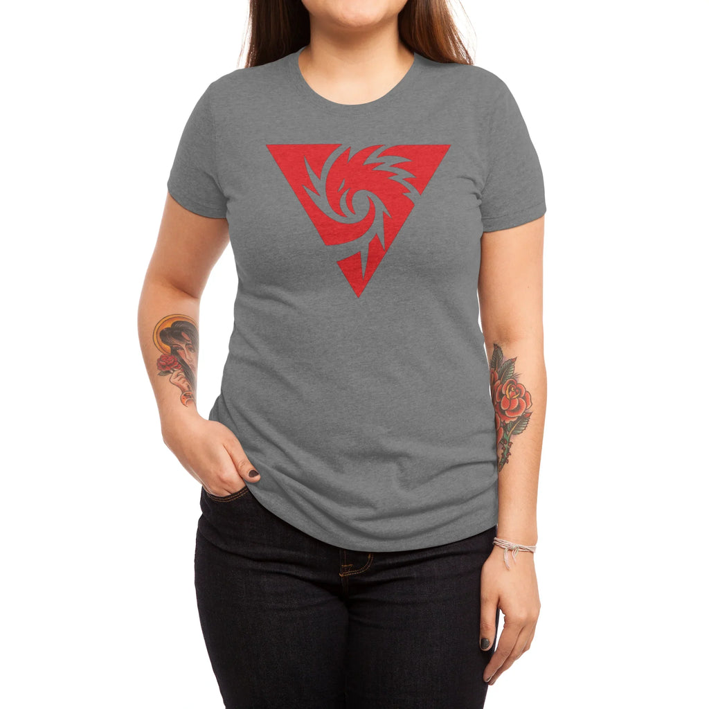 Inferno Girl Red - Symbol (Light Shirts) — Womens T Shirt