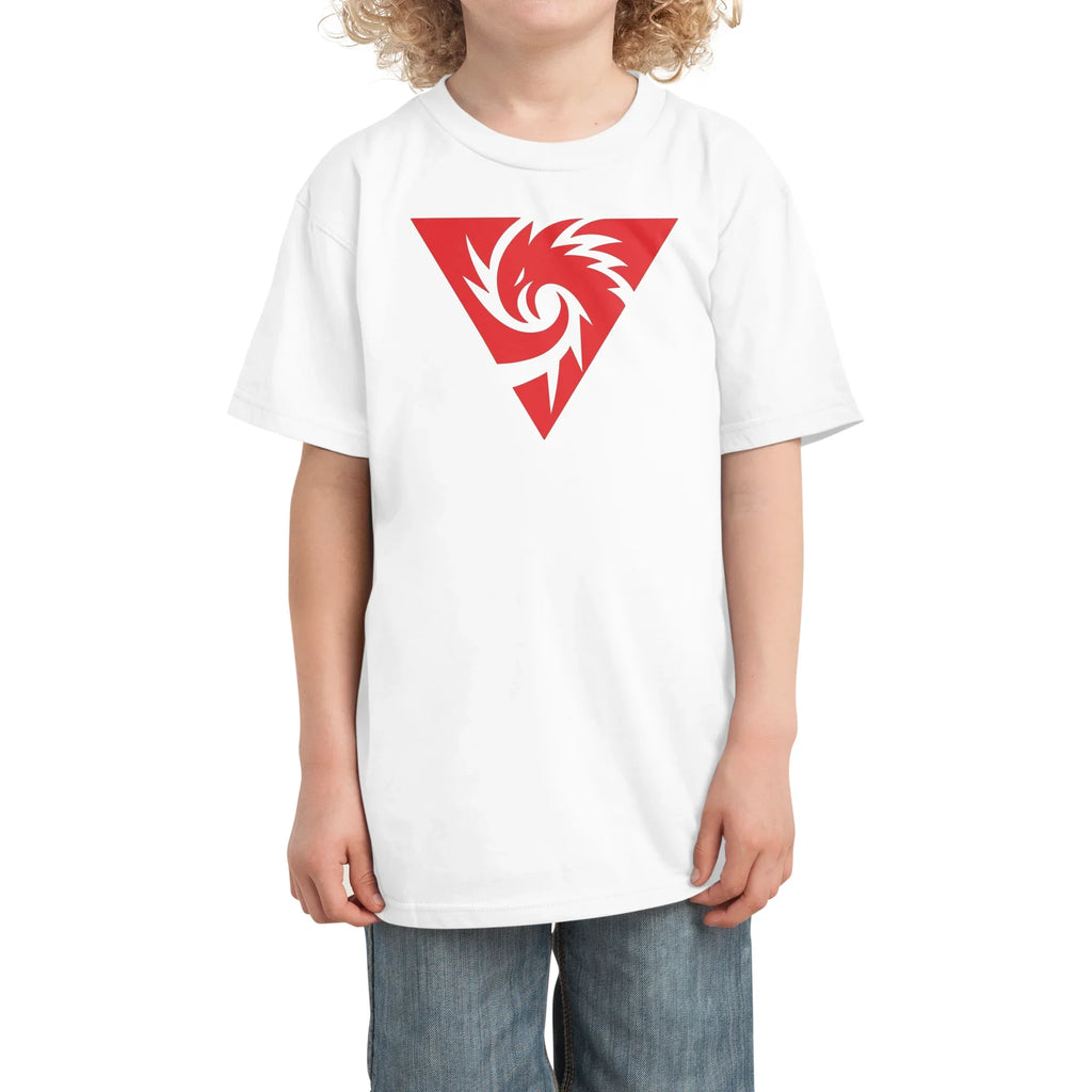 Inferno Girl Red - Symbol (Light Shirts) — Kids T Shirt