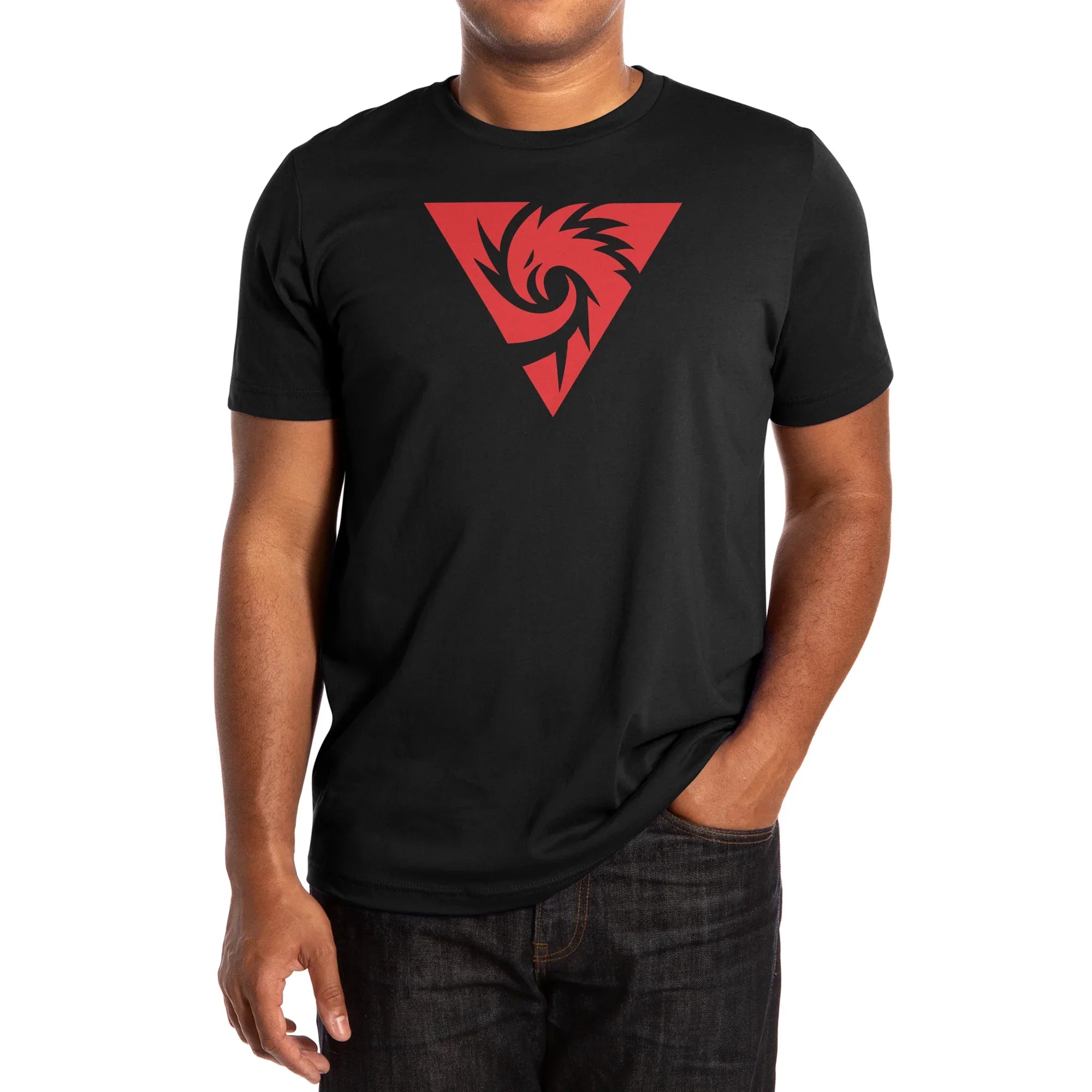 Inferno Girl Red - Symbol (Dark Shirts) — Mens T Shirt