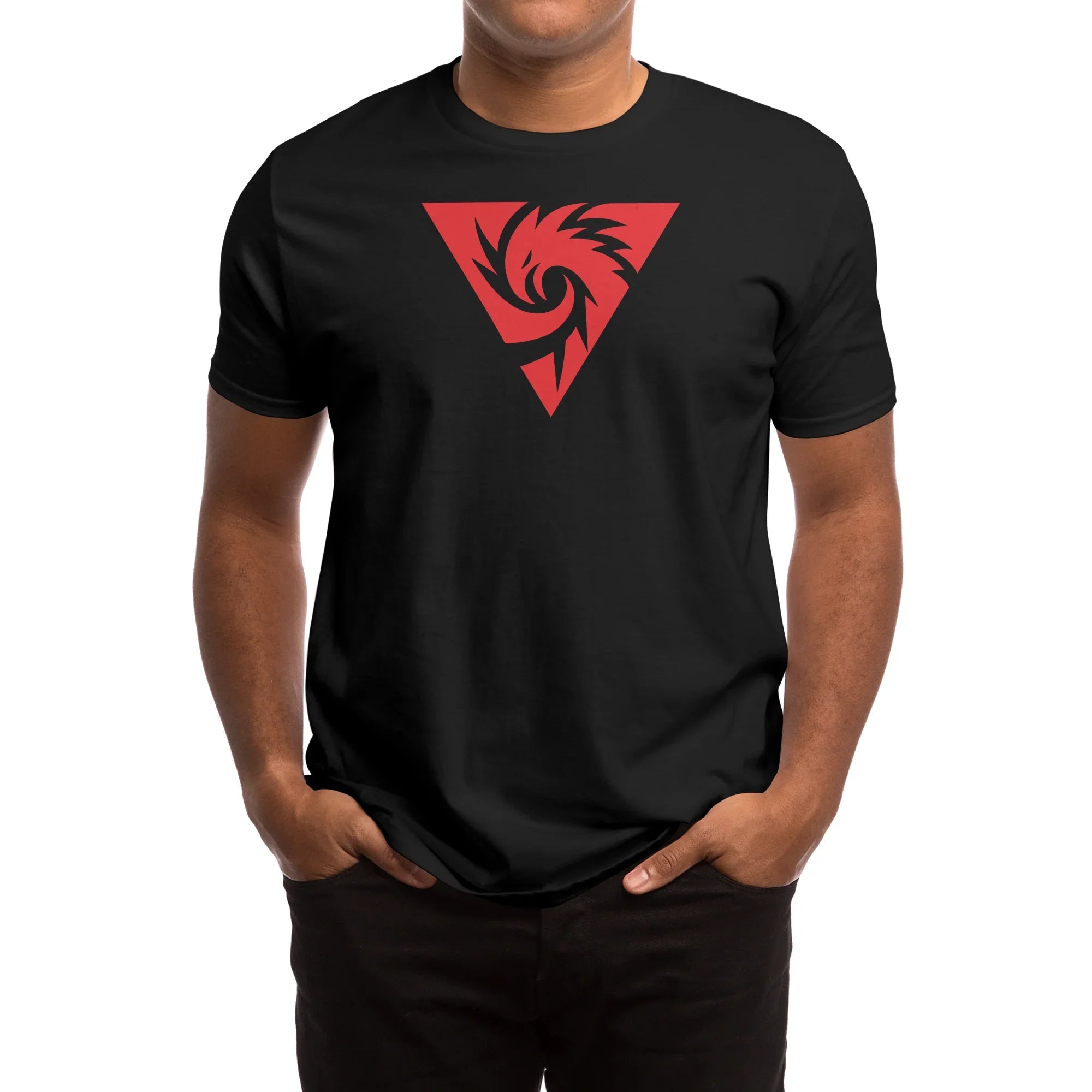 Inferno Girl Red - Symbol (Dark Shirts) — Mens T Shirt