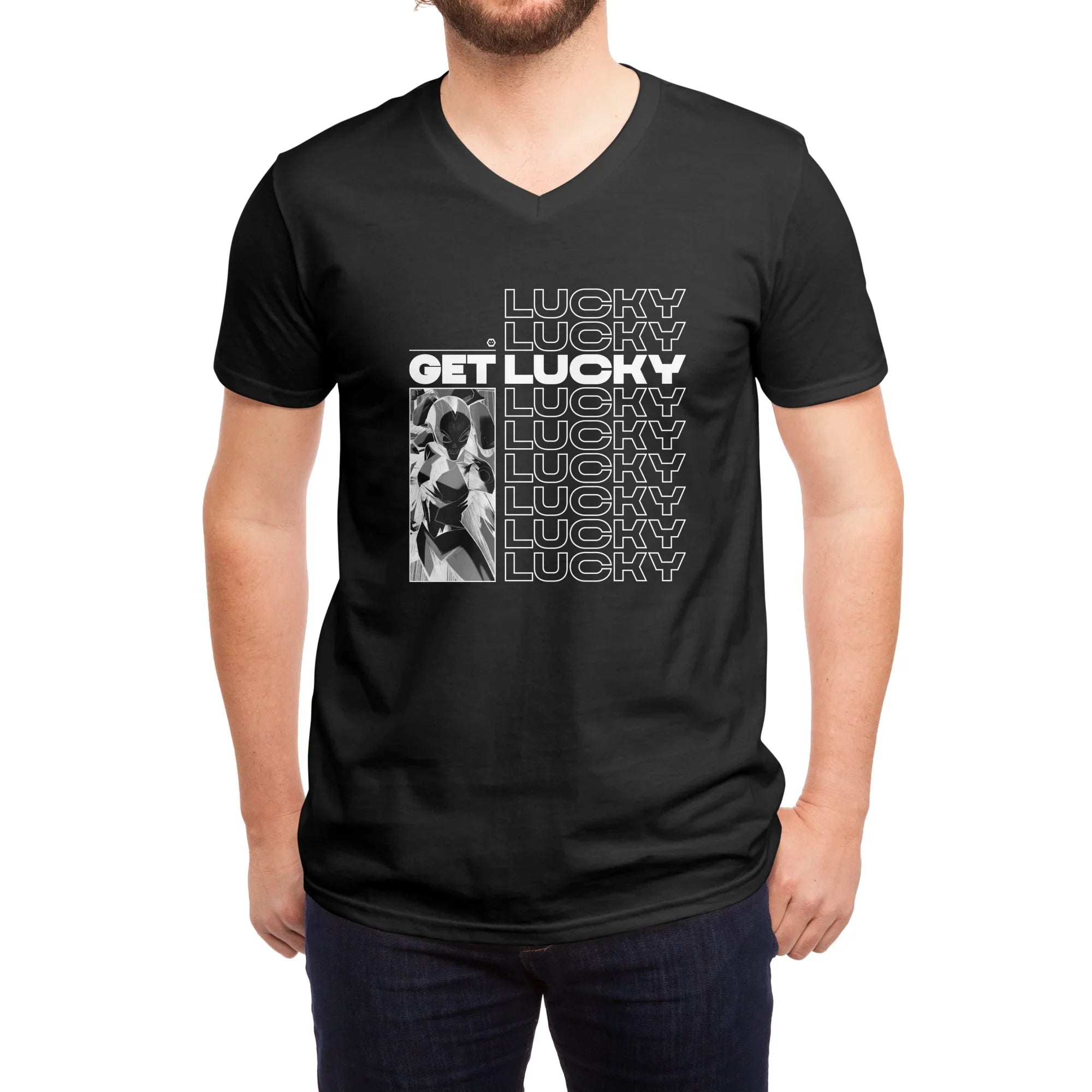 The Dead Lucky - NYCC — Mens V Neck