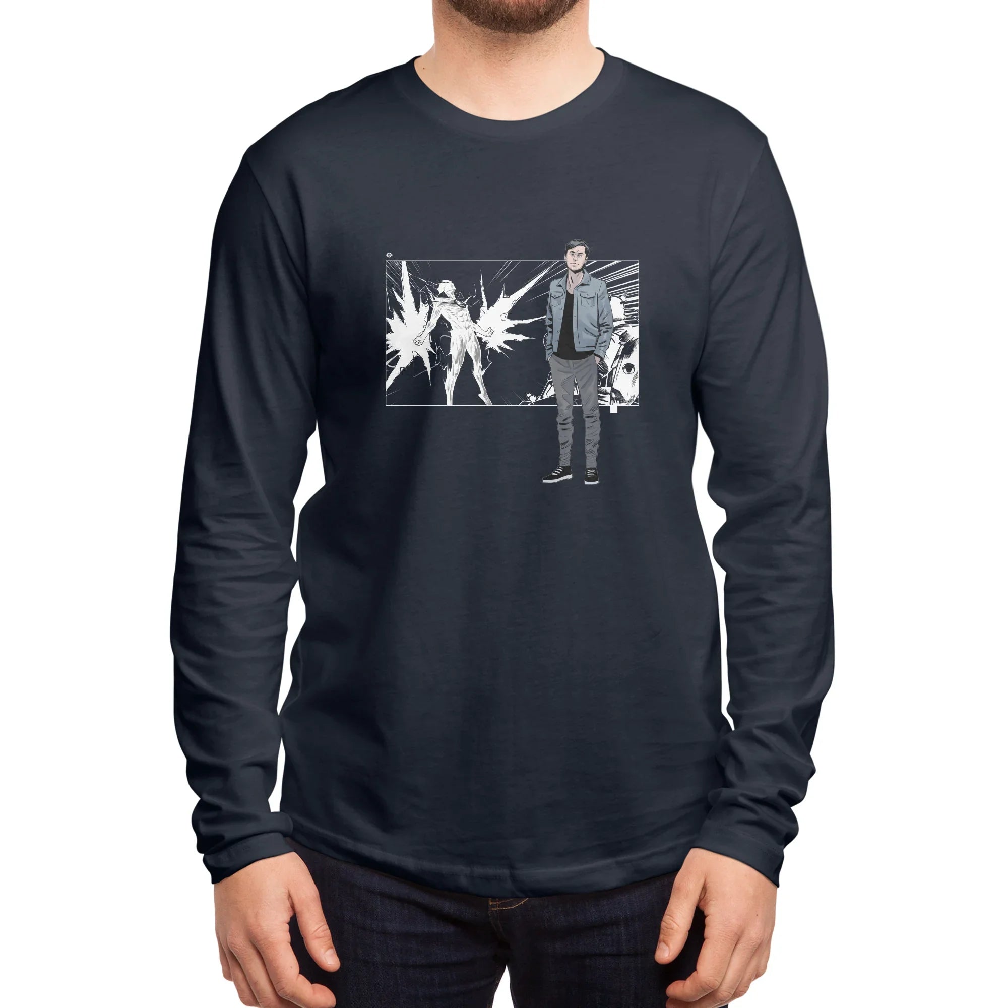 5 Years: Radiant Black (Marshall) — Mens Longsleeve T Shirt