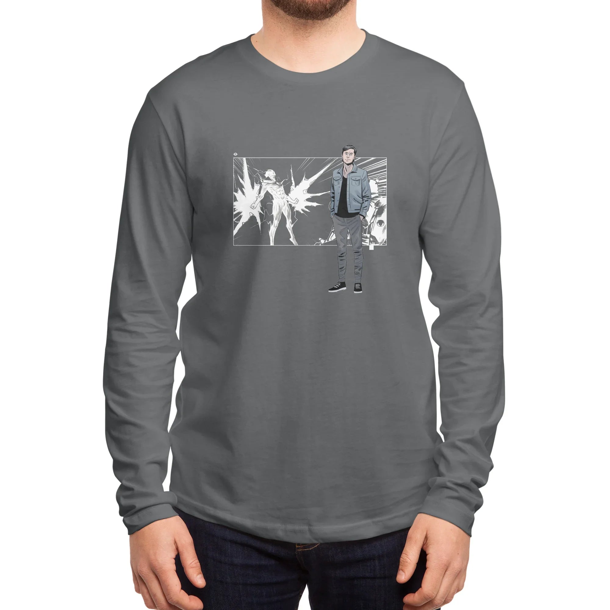 5 Years: Radiant Black (Marshall) — Mens Longsleeve T Shirt