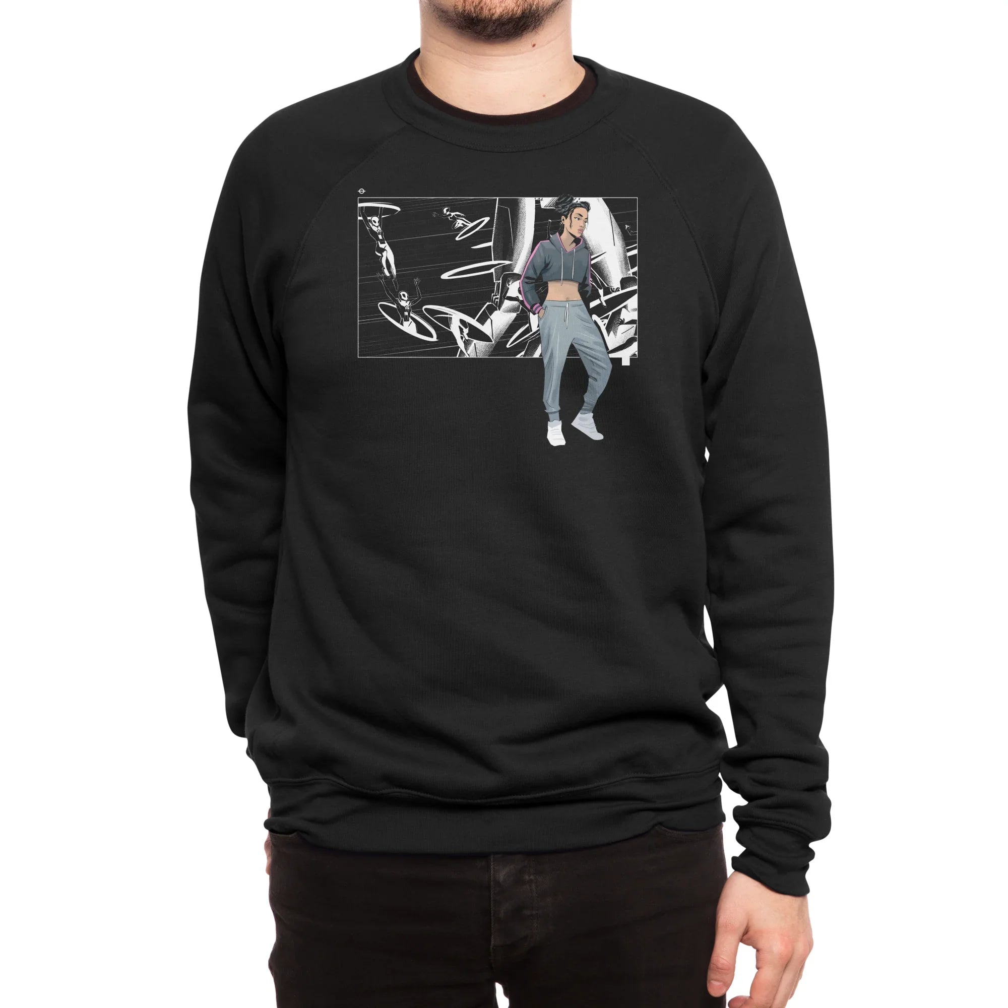 5 Years: Radiant Pink — Mens Sweatshirt