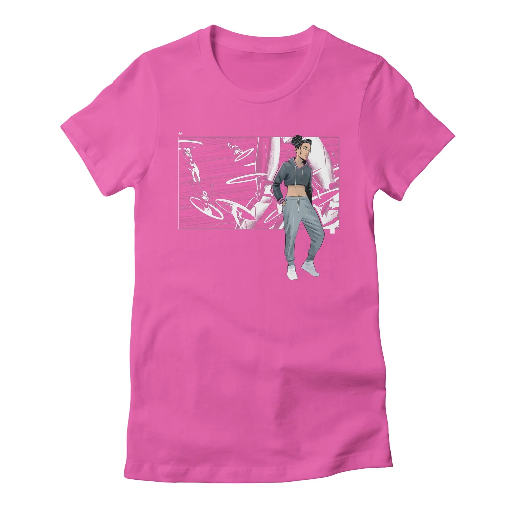 5 Years: Radiant Pink — Womens T Shirt