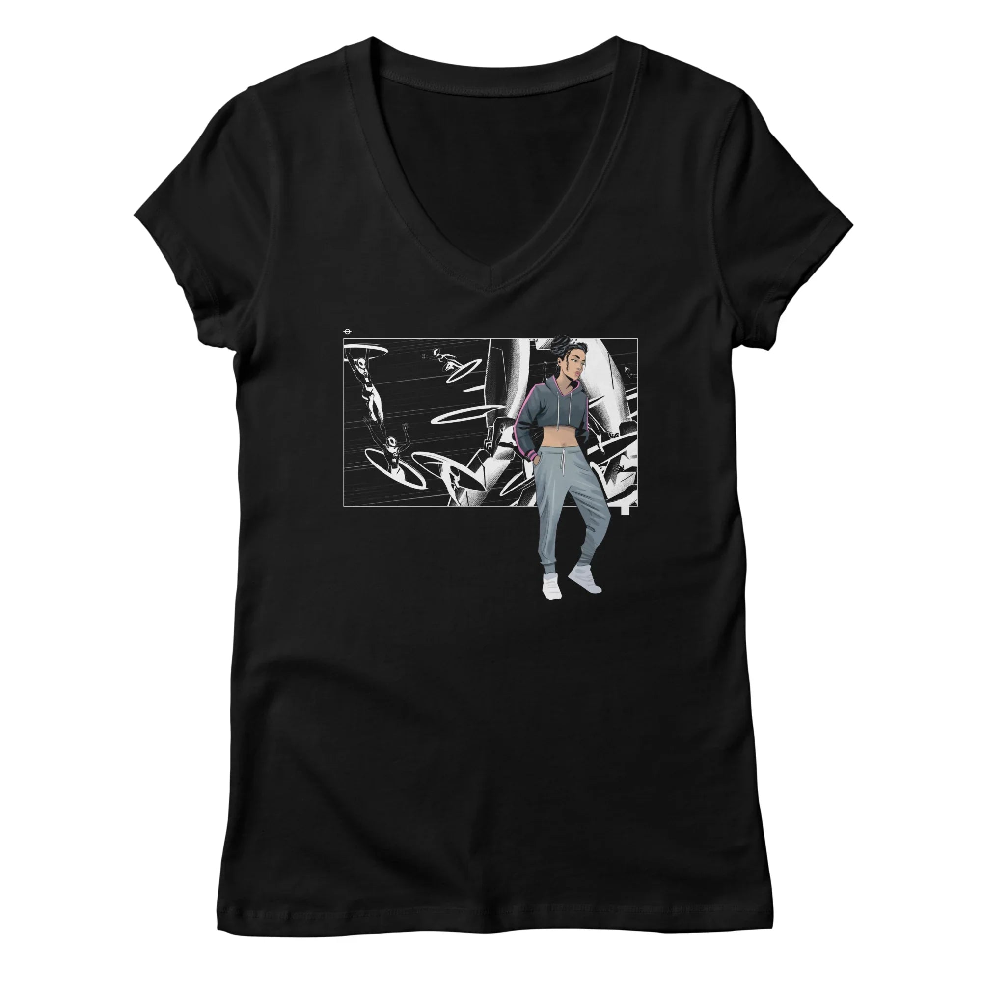 5 Years: Radiant Pink — Womens V Neck