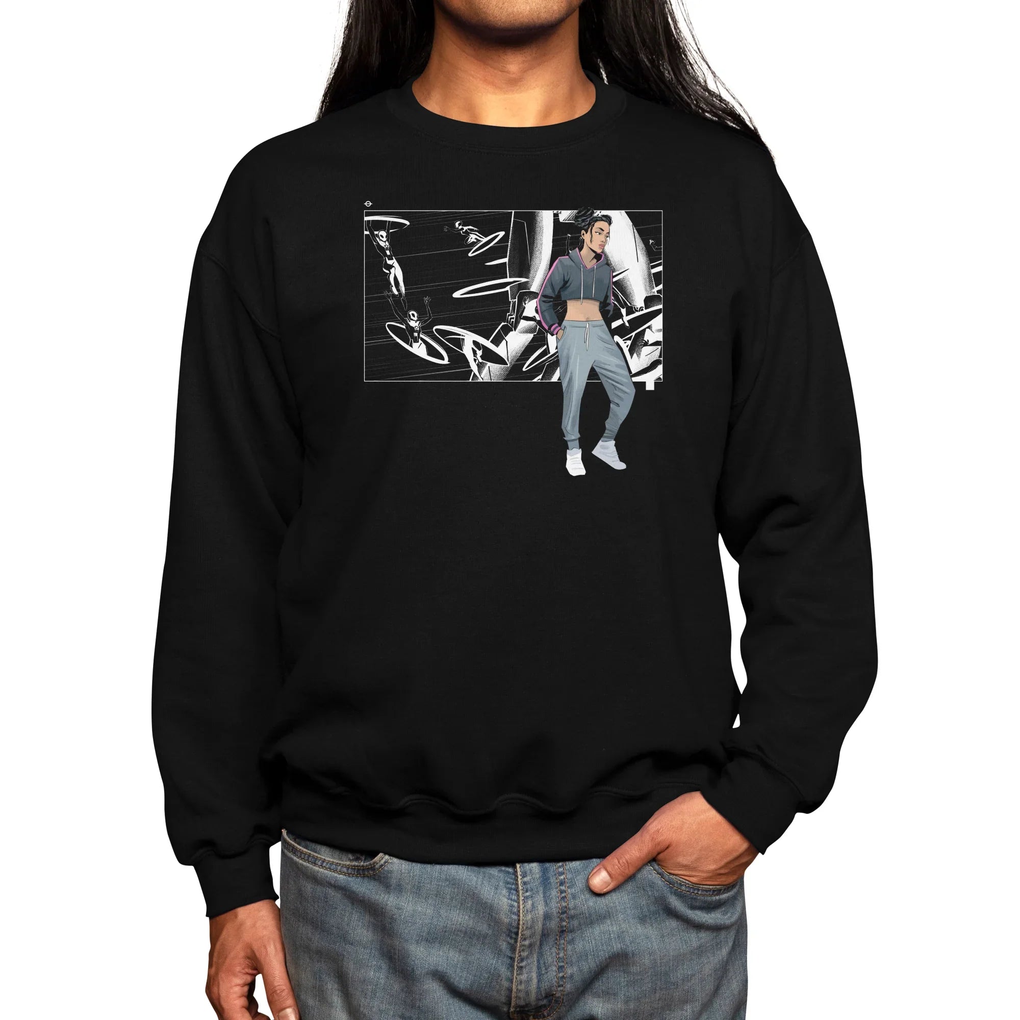 5 Years: Radiant Pink — Mens Sweatshirt