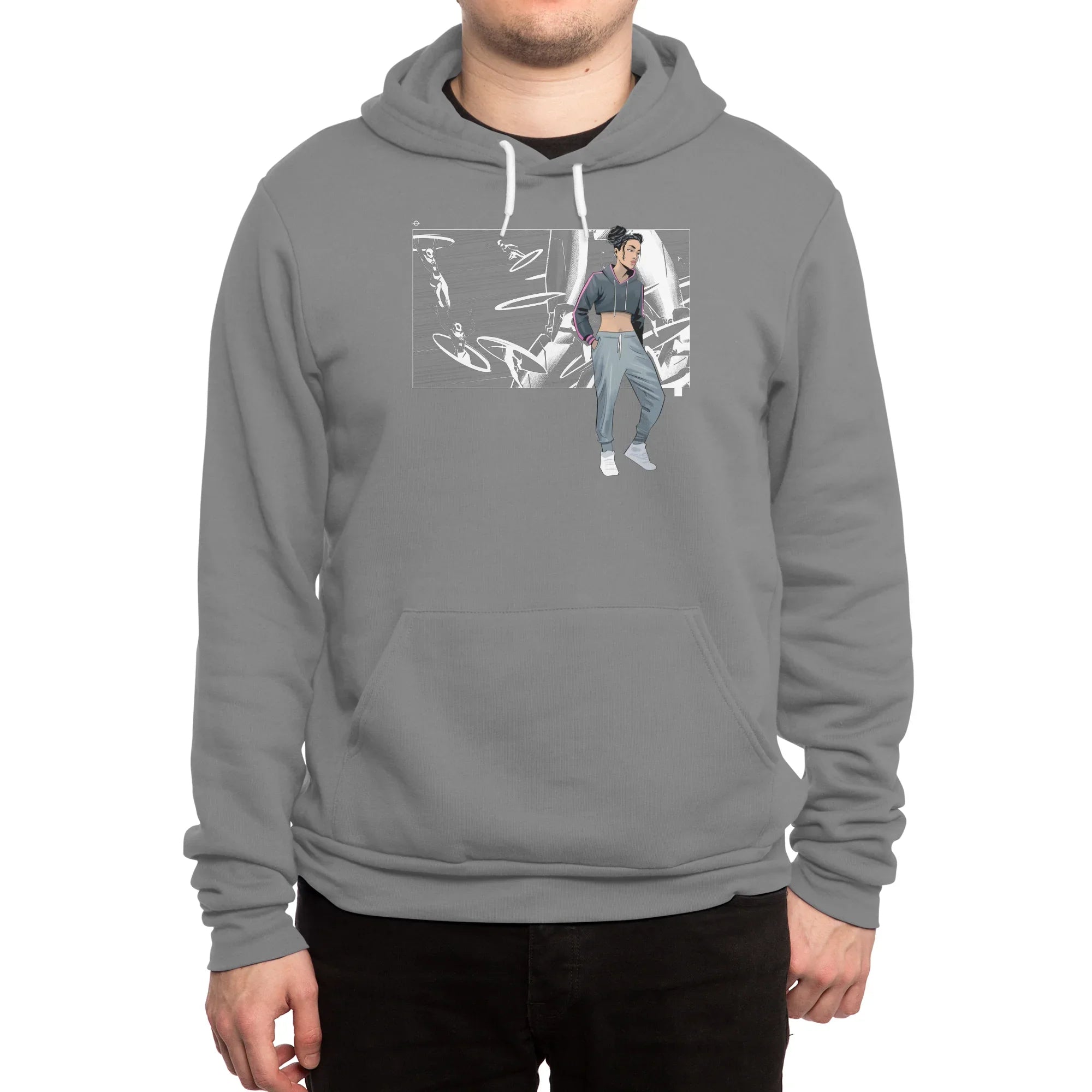 5 Years: Radiant Pink — Mens Pullover Hoody