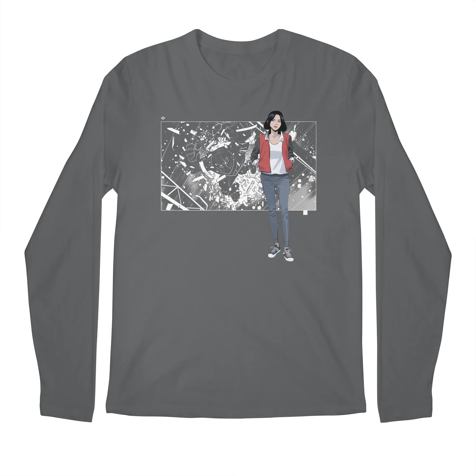 5 Years: Radiant Red — Mens Longsleeve T Shirt