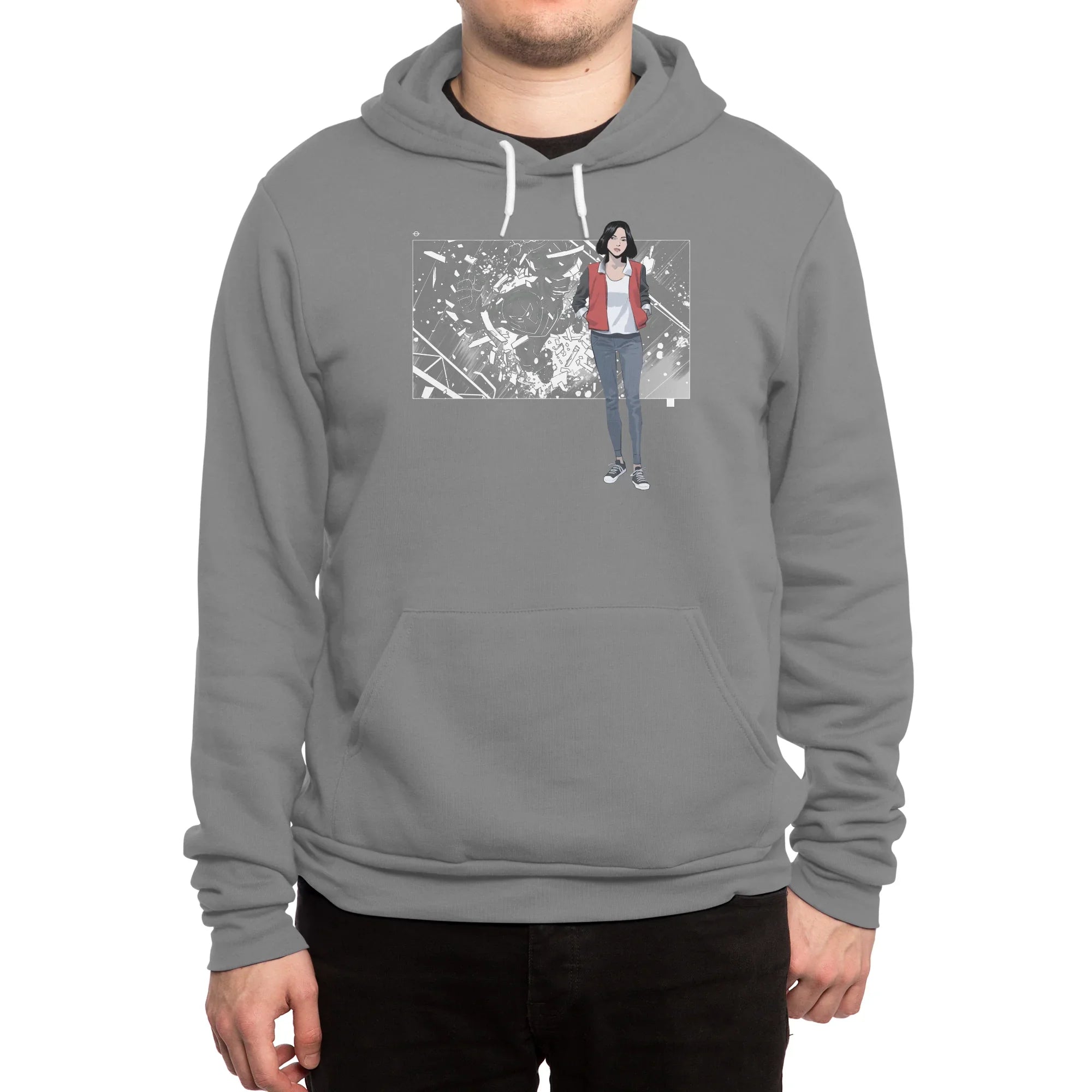 5 Years: Radiant Red — Mens Pullover Hoody