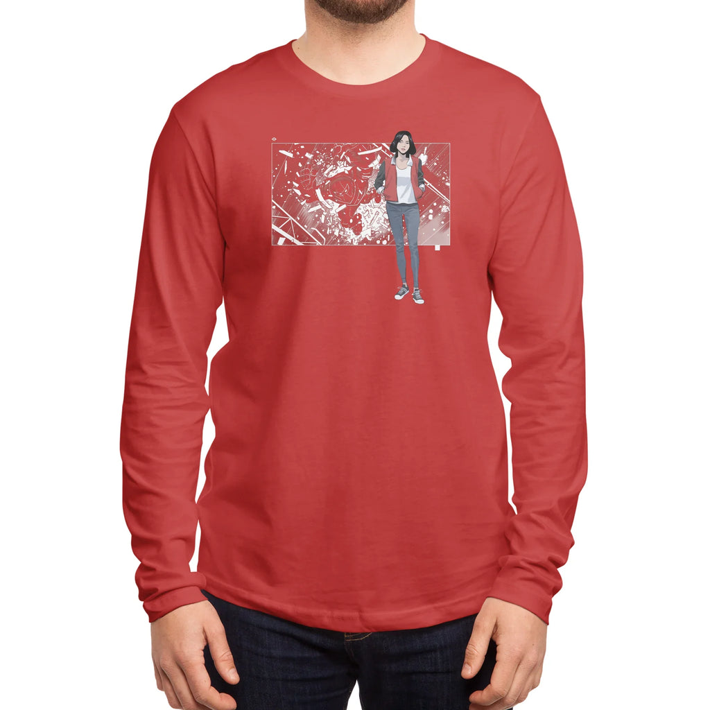 5 Years: Radiant Red — Mens Longsleeve T Shirt