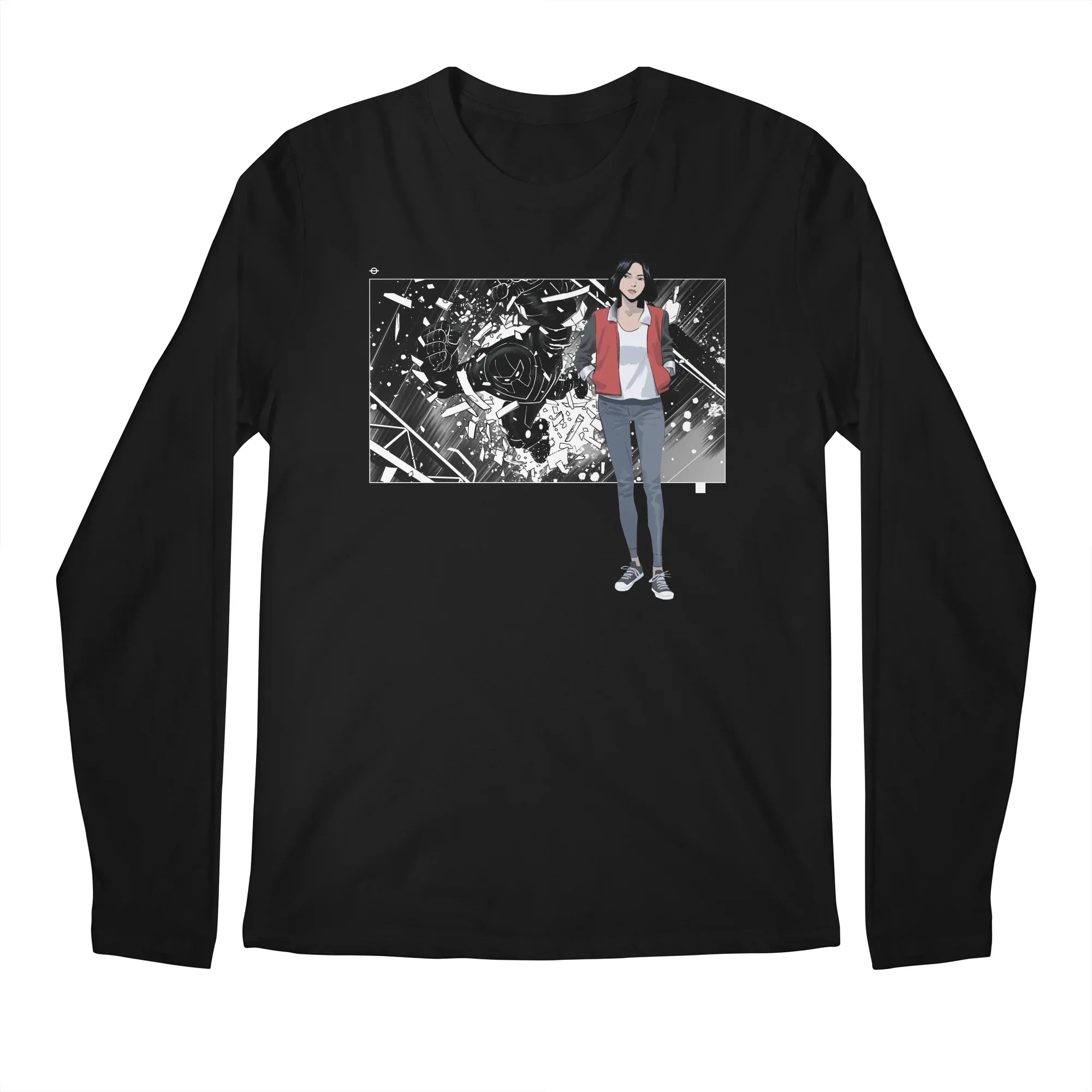 5 Years: Radiant Red — Mens Longsleeve T Shirt