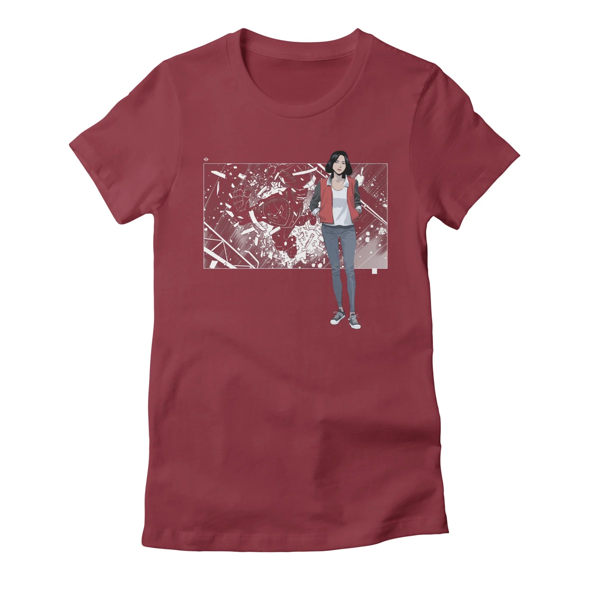 5 Years: Radiant Red — Womens T Shirt