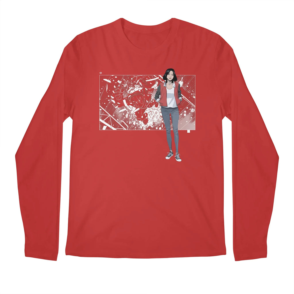 5 Years: Radiant Red — Mens Longsleeve T Shirt