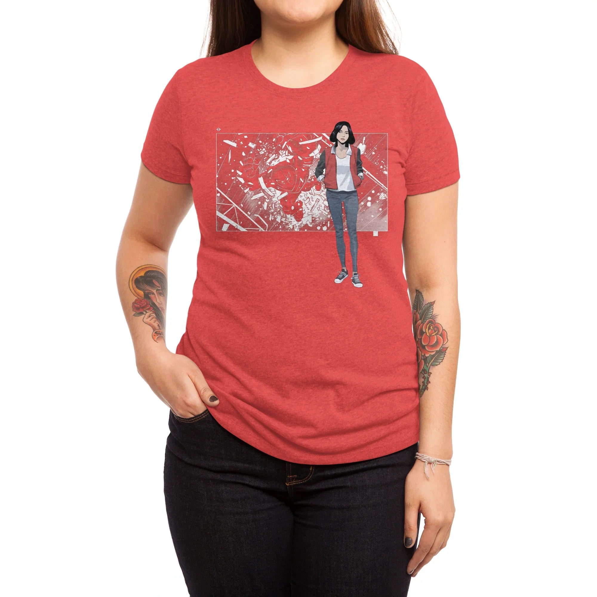 5 Years: Radiant Red — Womens T Shirt