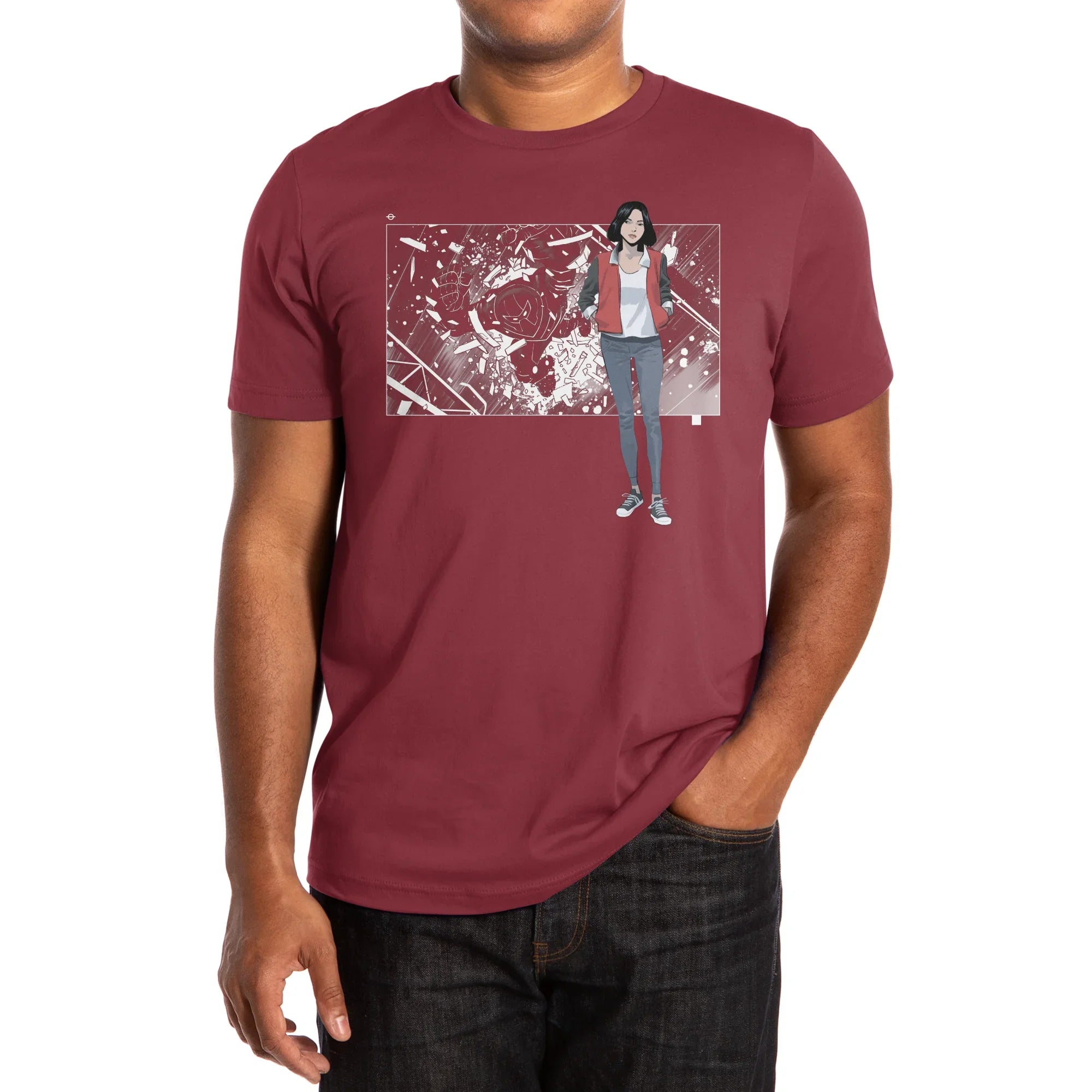 5 Years: Radiant Red — Mens T Shirt