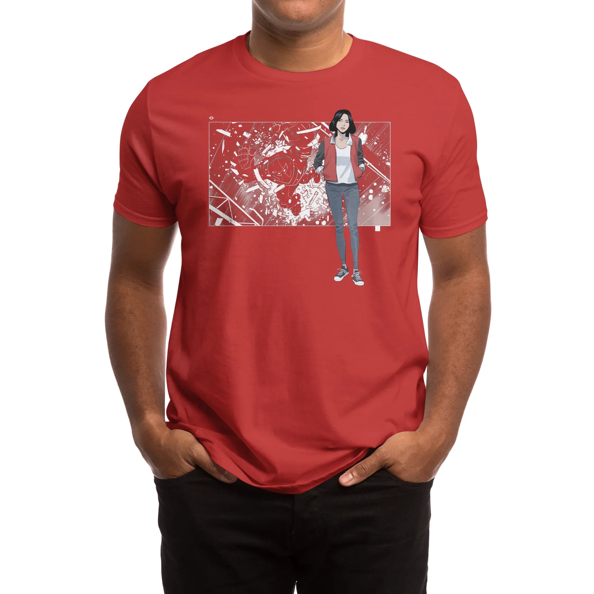5 Years: Radiant Red — Mens T Shirt