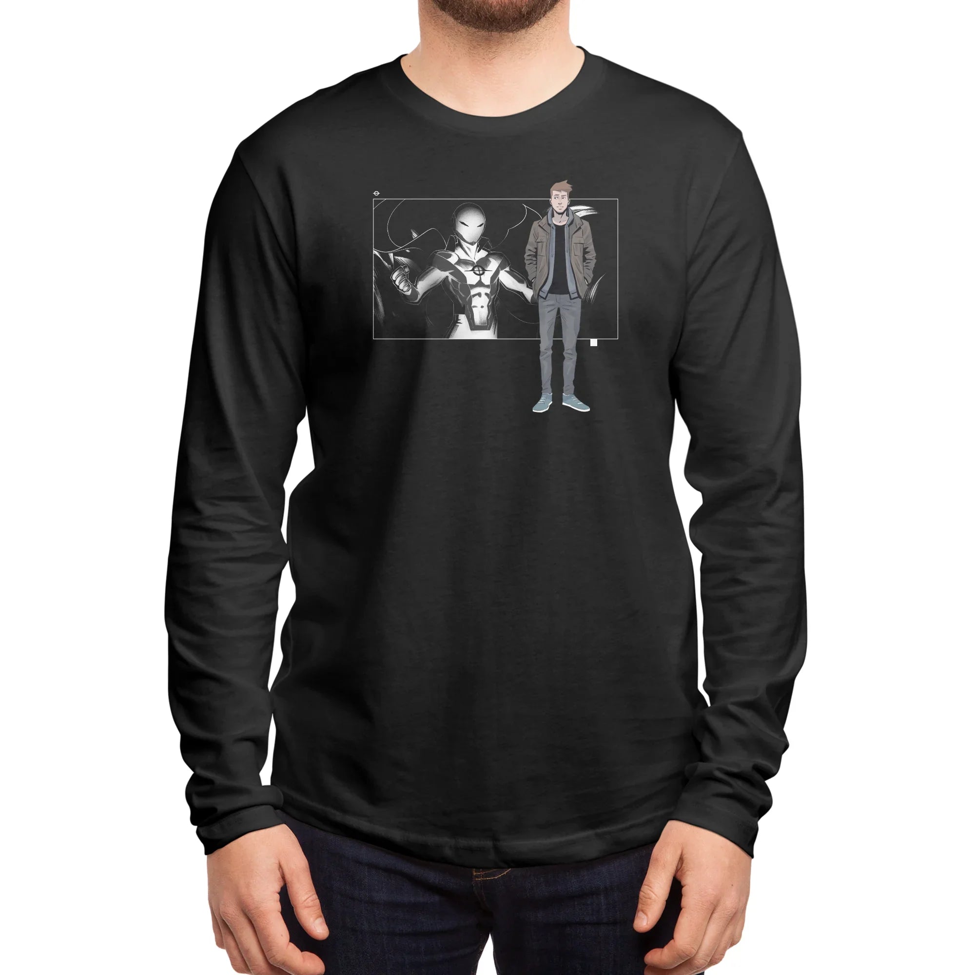 5 Years: Radiant Black (Nathan) — Mens Longsleeve T Shirt