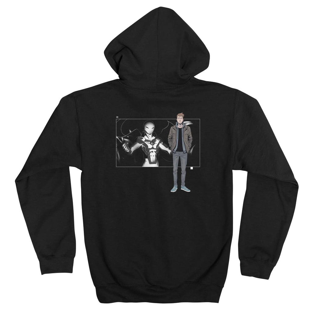 5 Years: Radiant Black (Nathan) — Mens Zip Up Hoody