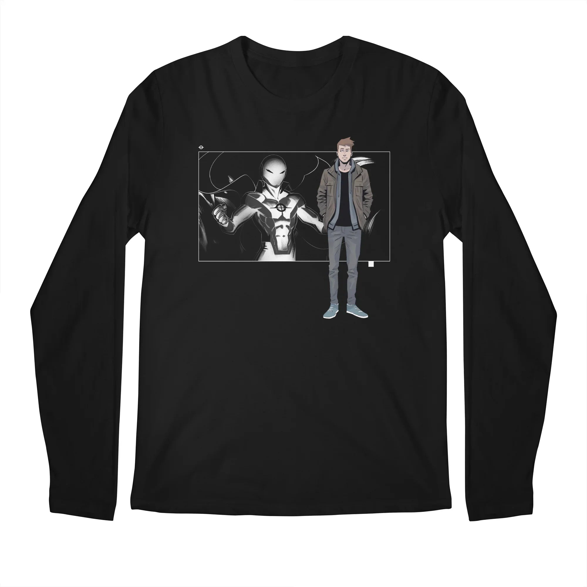 5 Years: Radiant Black (Nathan) — Mens Longsleeve T Shirt