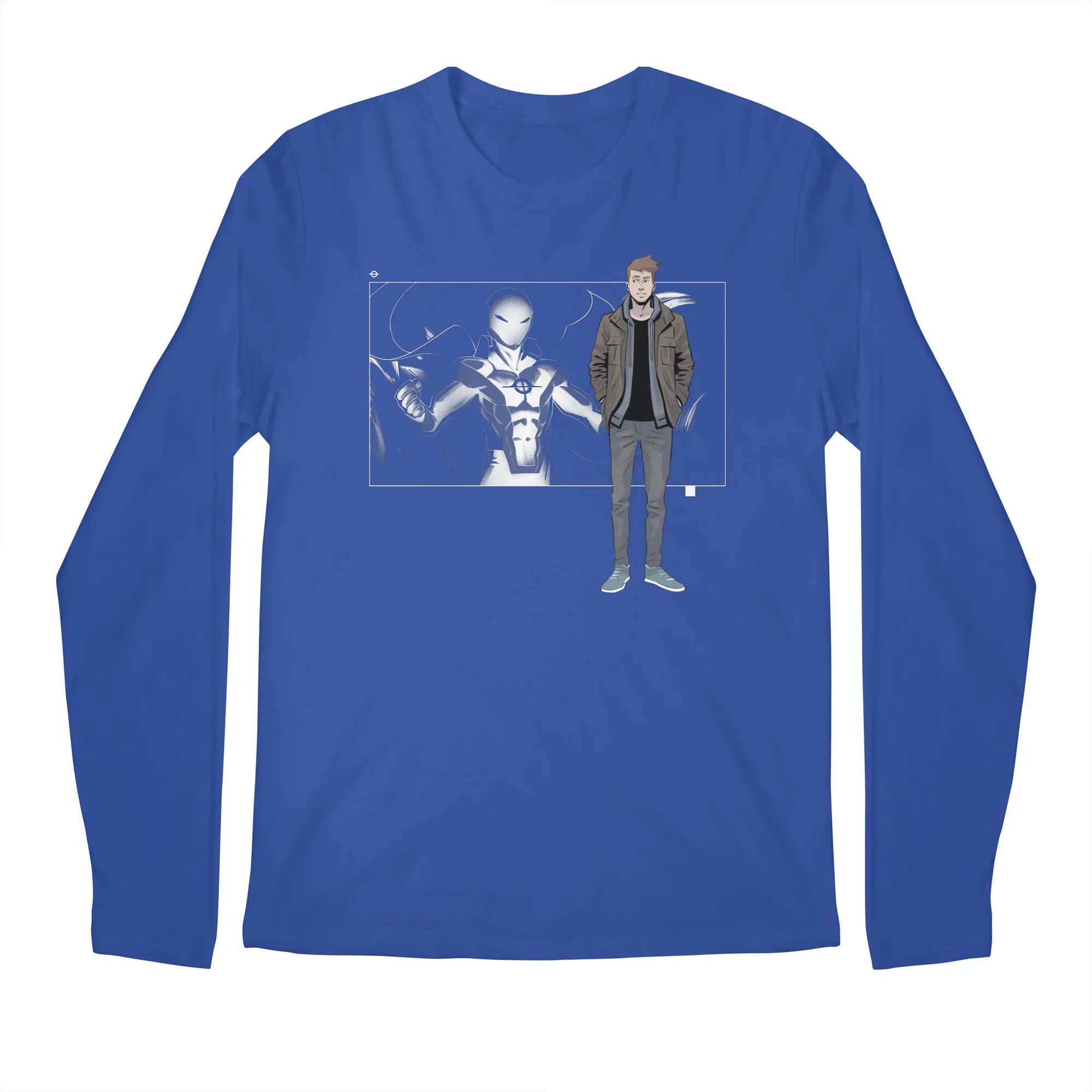 5 Years: Radiant Black (Nathan) — Mens Longsleeve T Shirt