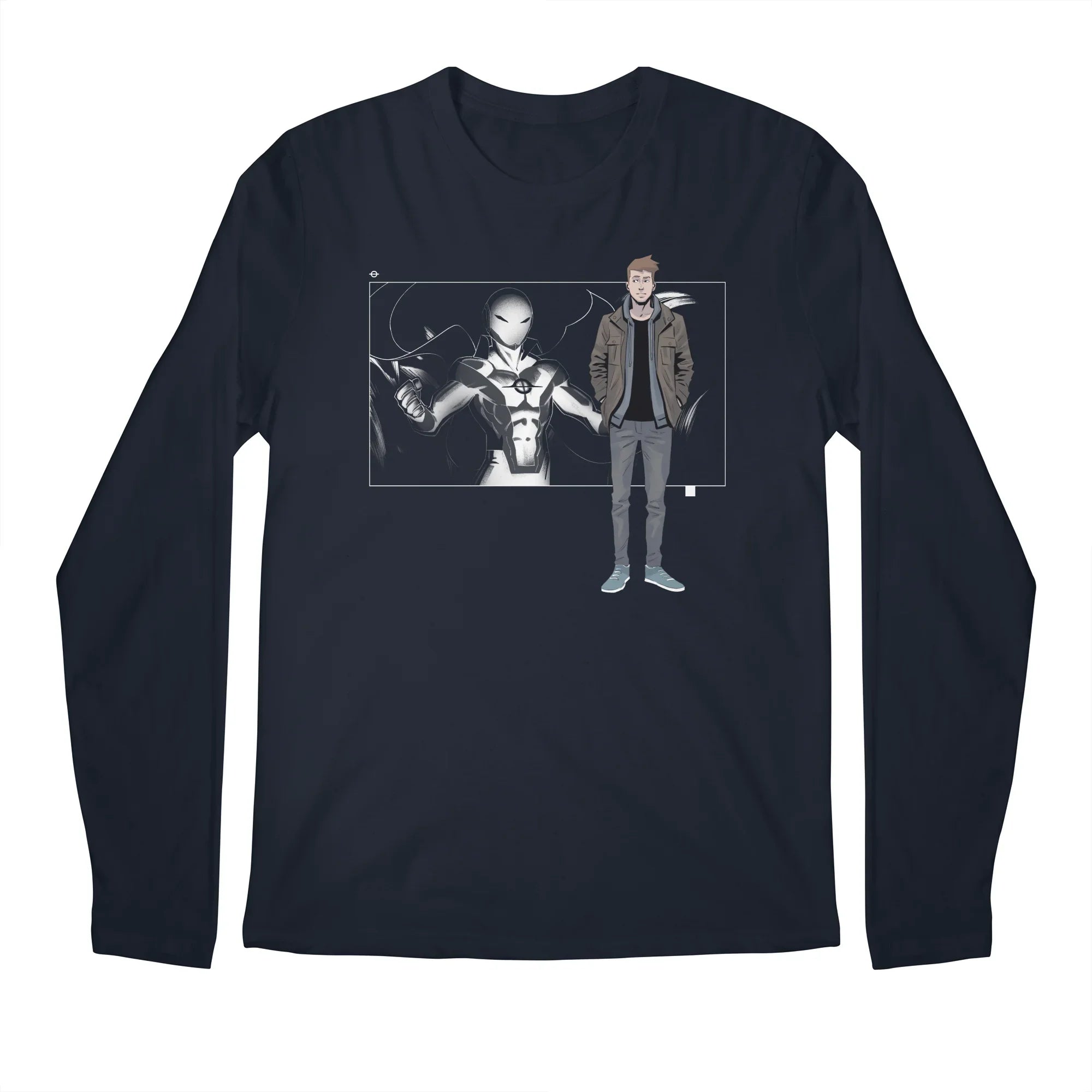 5 Years: Radiant Black (Nathan) — Mens Longsleeve T Shirt
