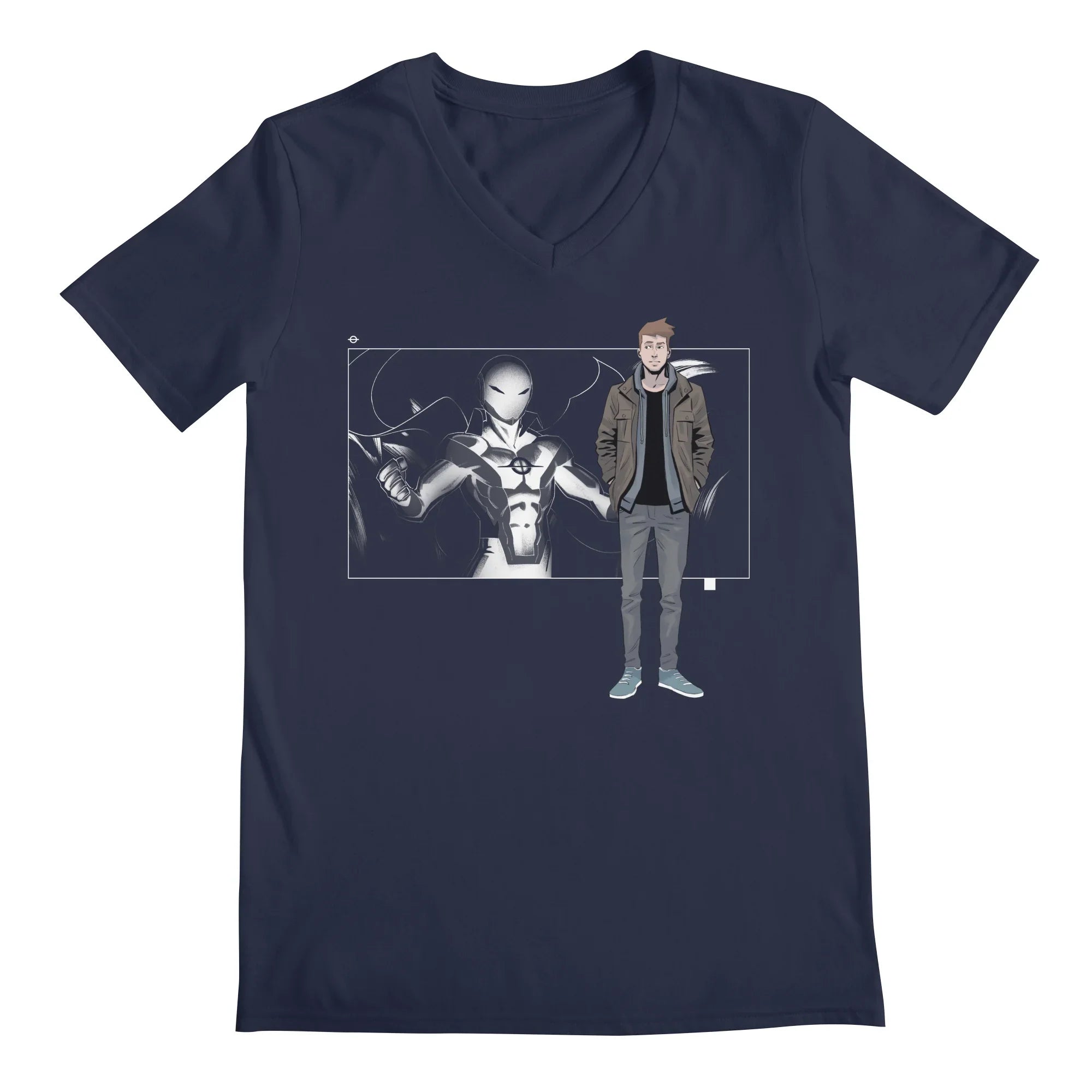 5 Years: Radiant Black (Nathan) — Mens V Neck