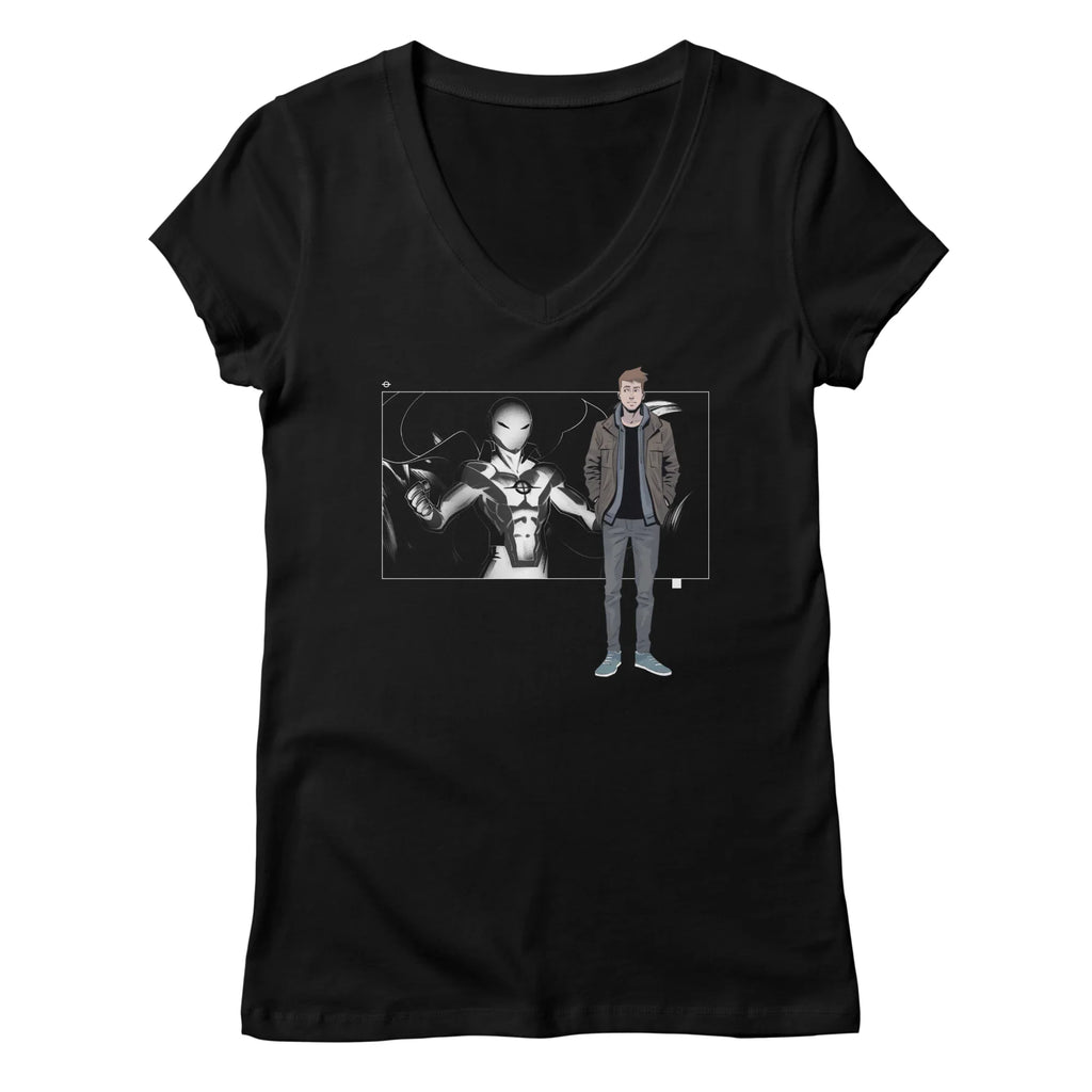 5 Years: Radiant Black (Nathan) — Womens V Neck