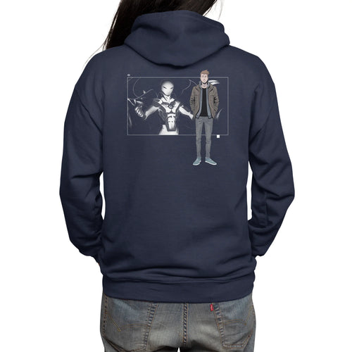 5 Years: Radiant Black (Nathan) — Mens Zip Up Hoody