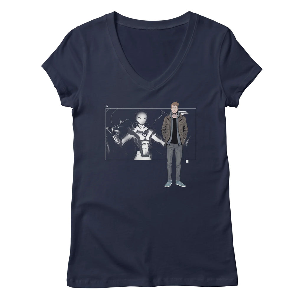 5 Years: Radiant Black (Nathan) — Womens V Neck