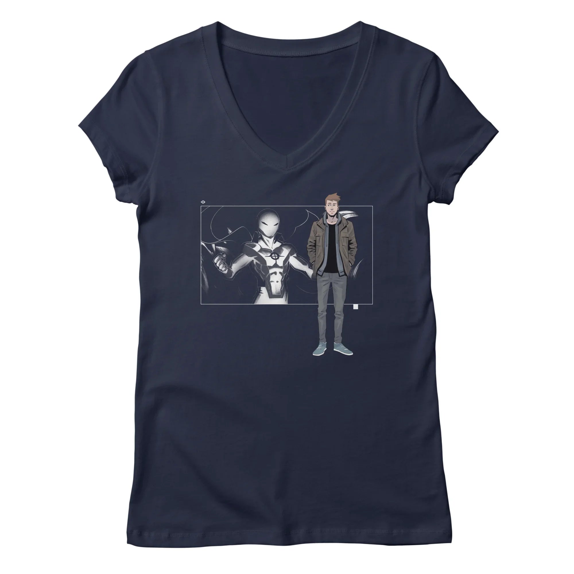 5 Years: Radiant Black (Nathan) — Womens V Neck