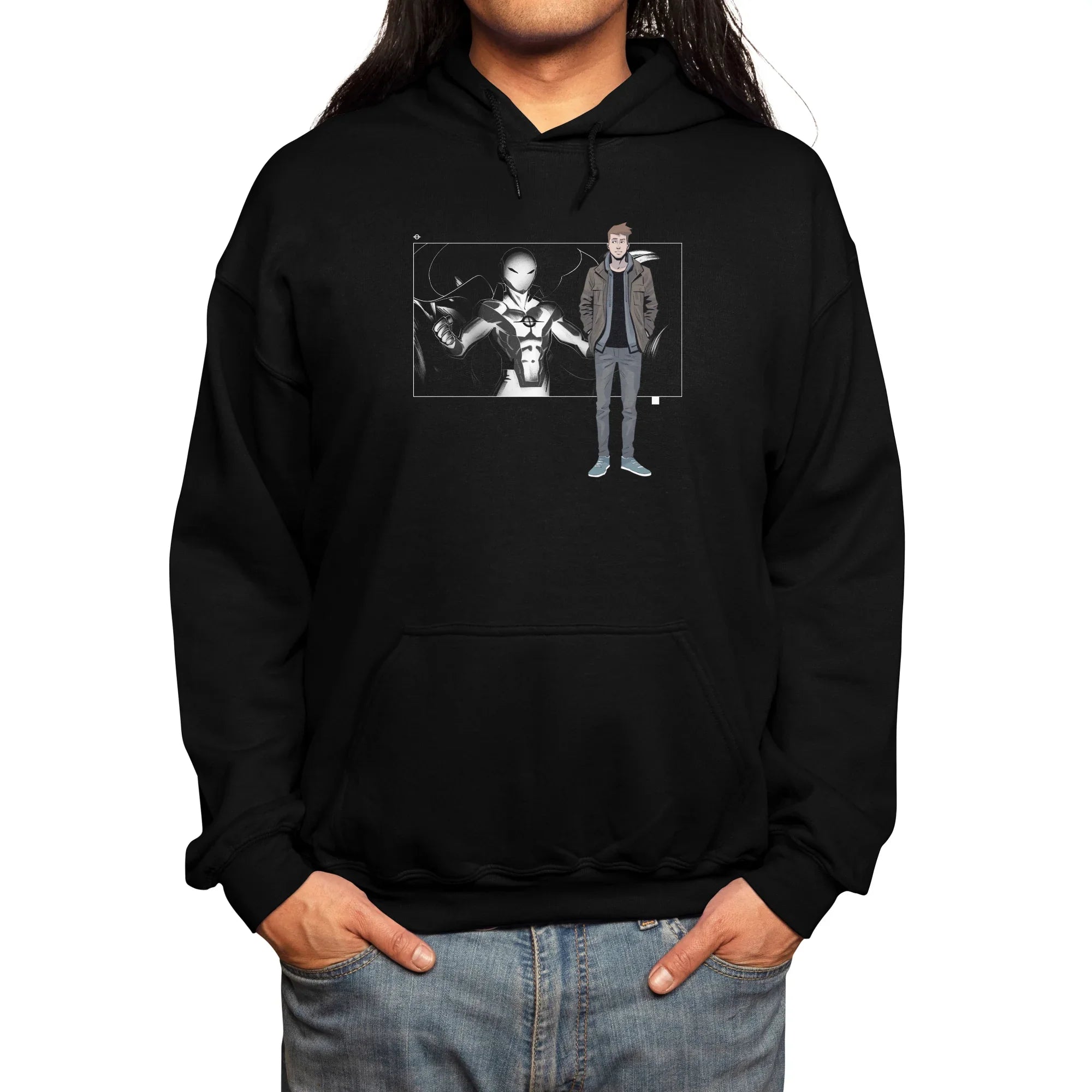 5 Years: Radiant Black (Nathan) — Mens Pullover Hoody
