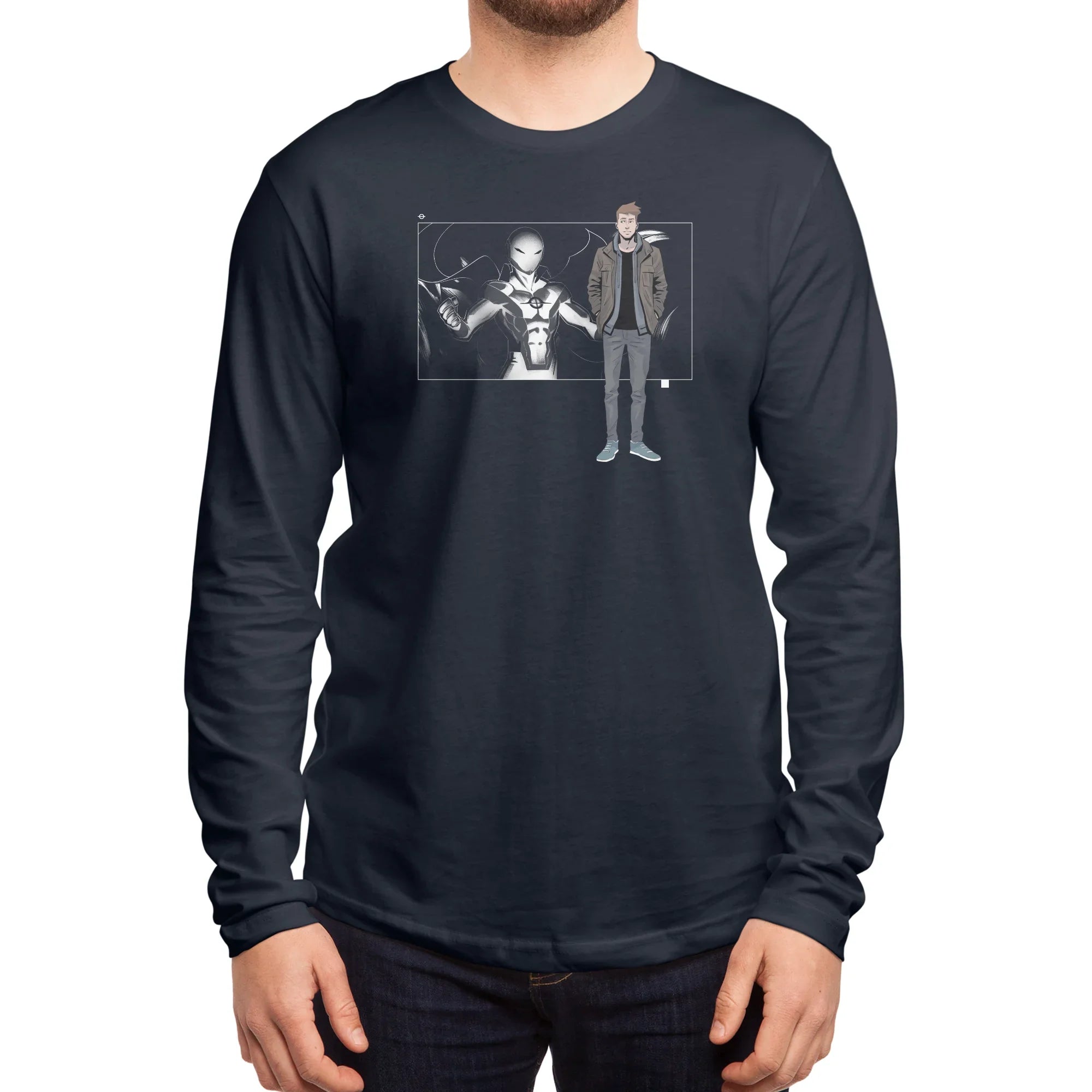5 Years: Radiant Black (Nathan) — Mens Longsleeve T Shirt