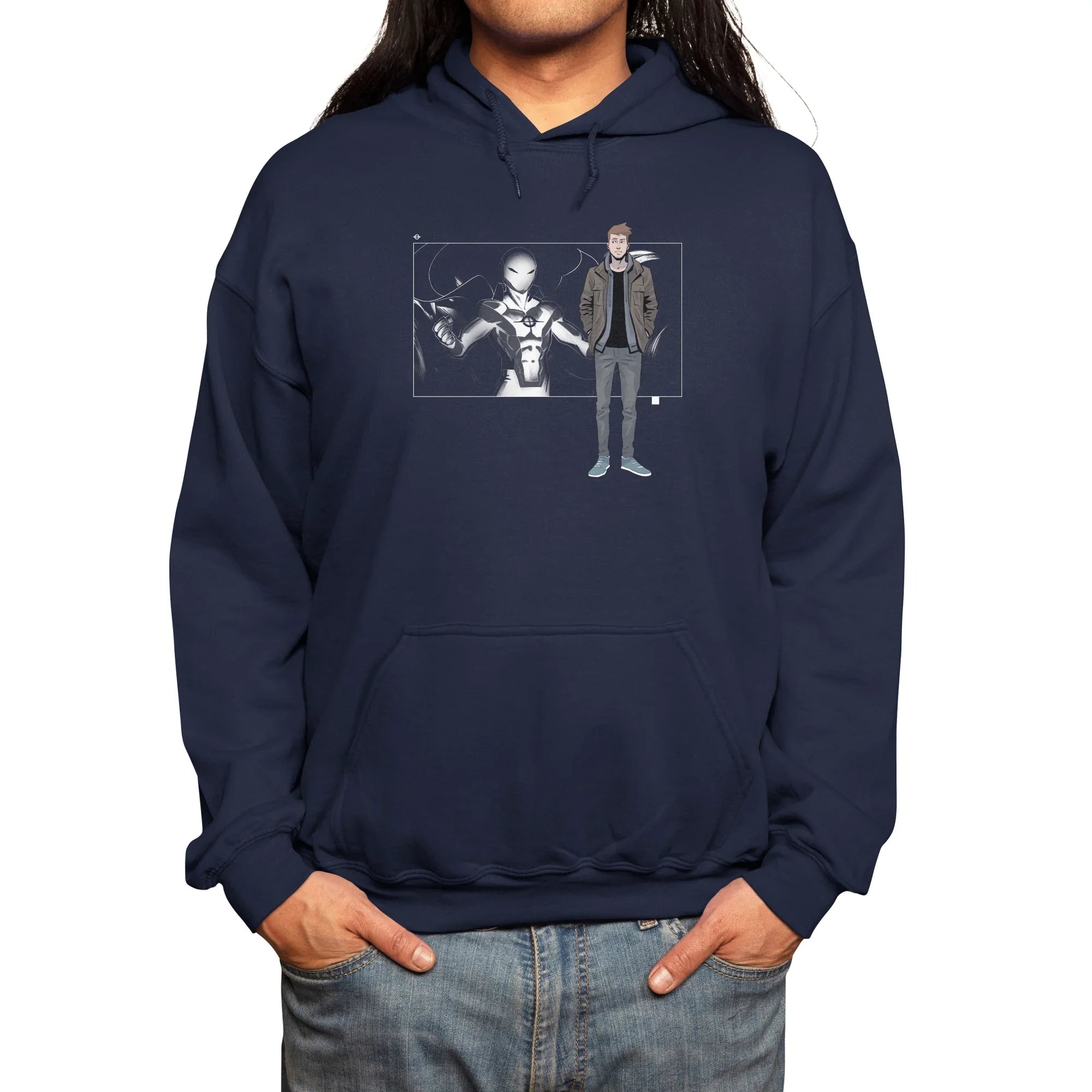 5 Years: Radiant Black (Nathan) — Mens Pullover Hoody