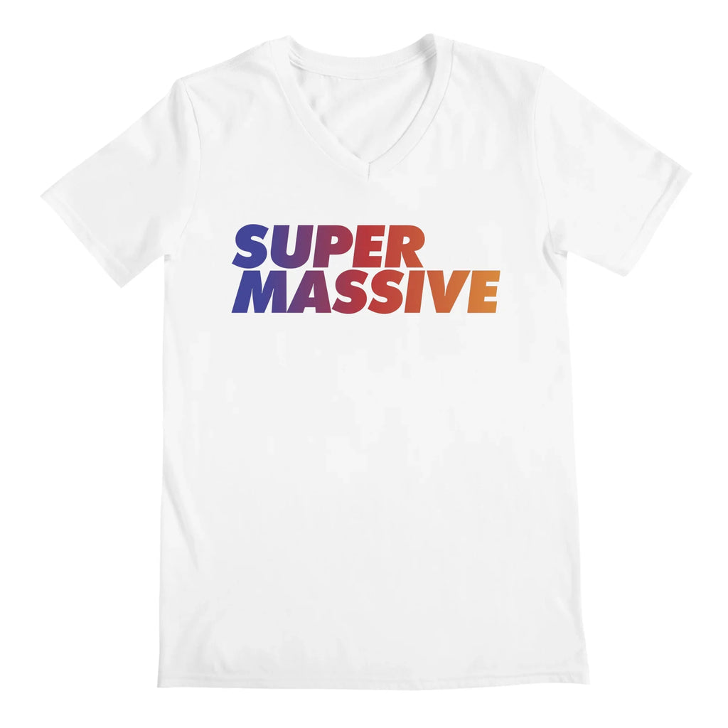 Super Massive Logo — Mens V Neck