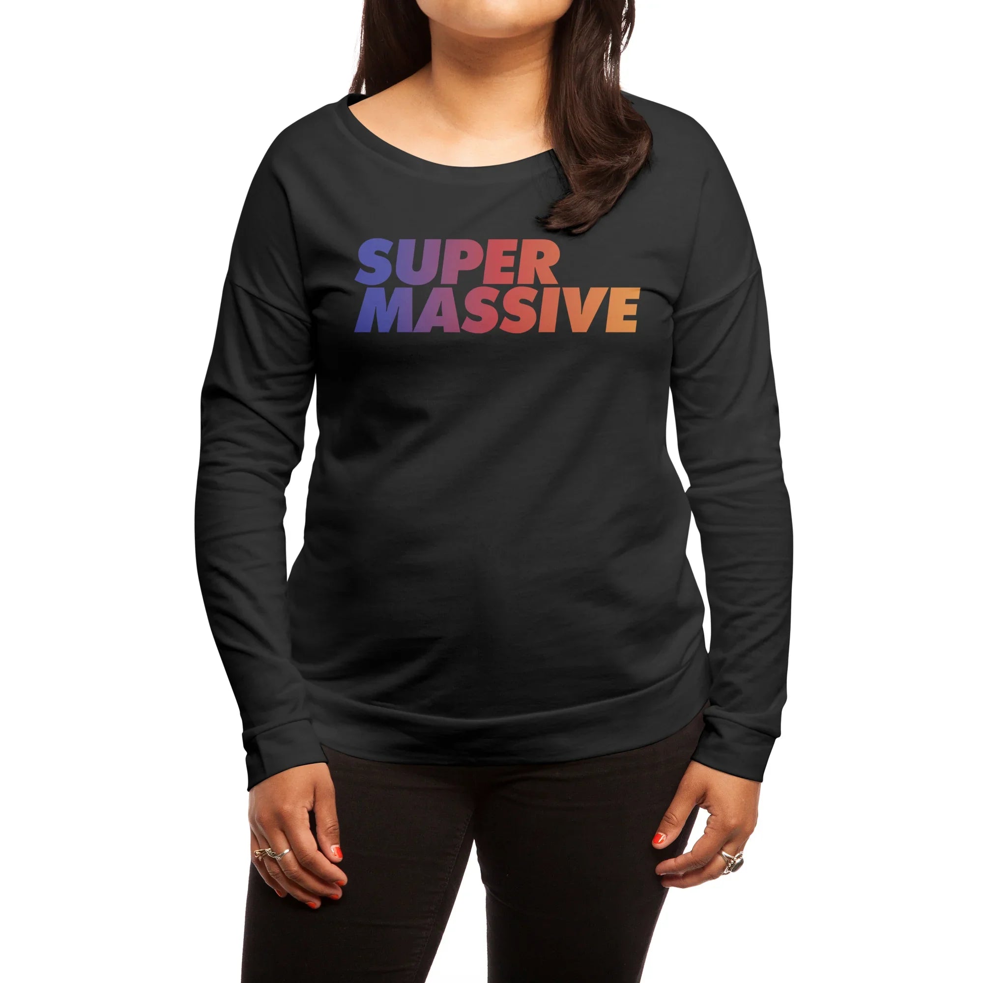 Super Massive Logo — Womens Longsleeve T Shirt