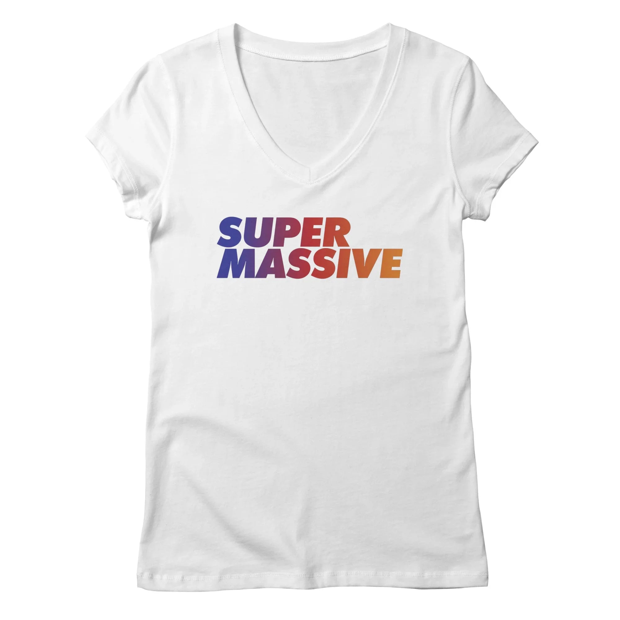 Super Massive Logo — Womens V Neck
