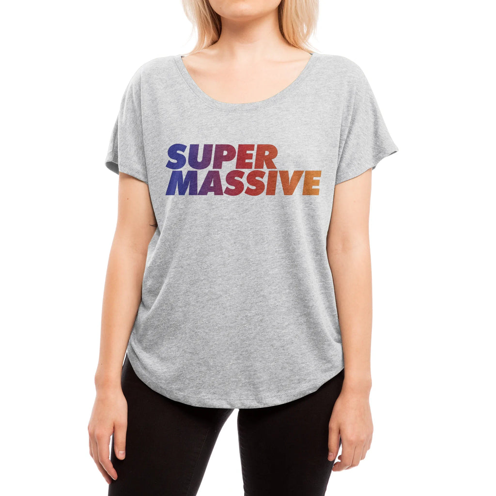 Super Massive Logo — Womens Scoop Neck