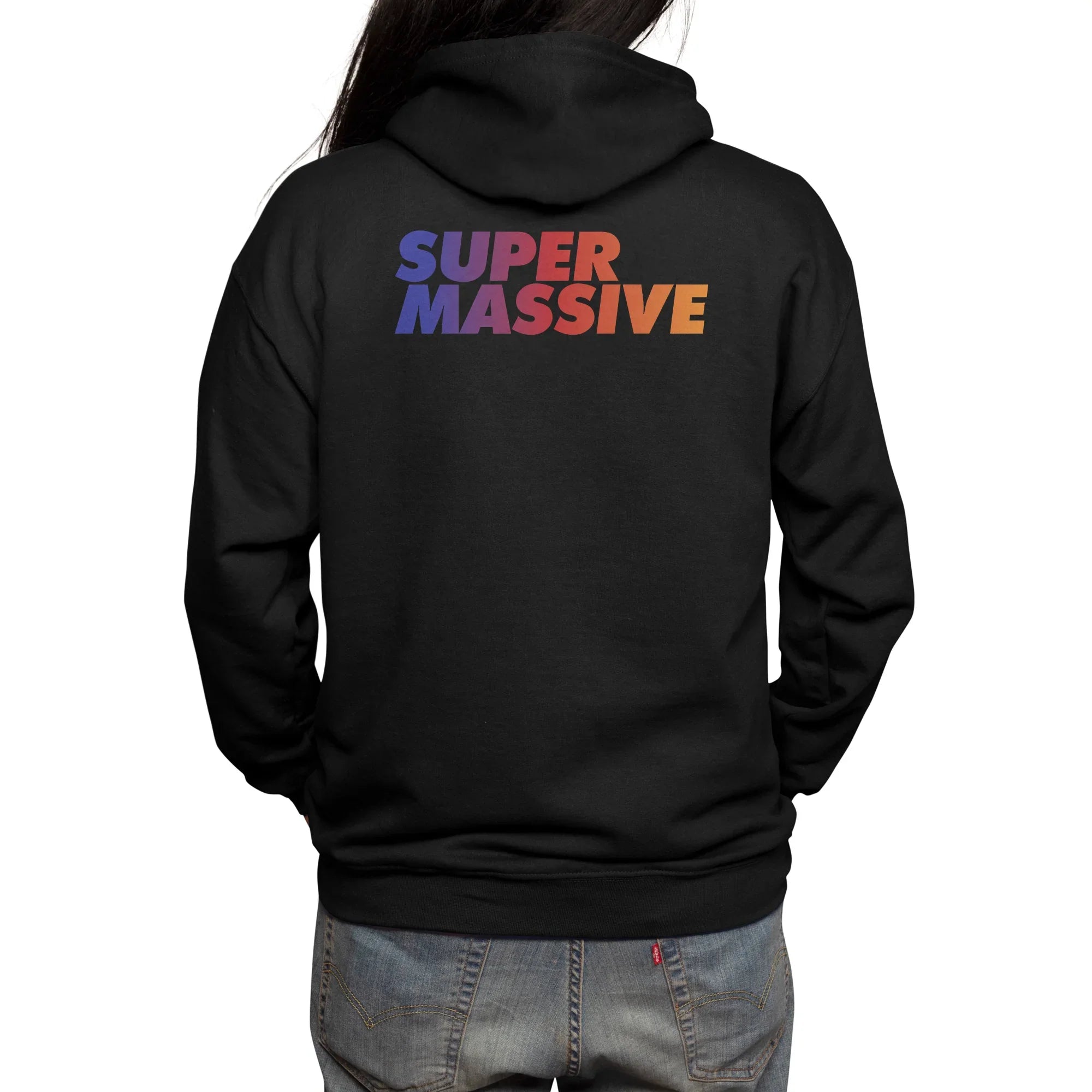 Super Massive Logo — Mens Zip Up Hoody