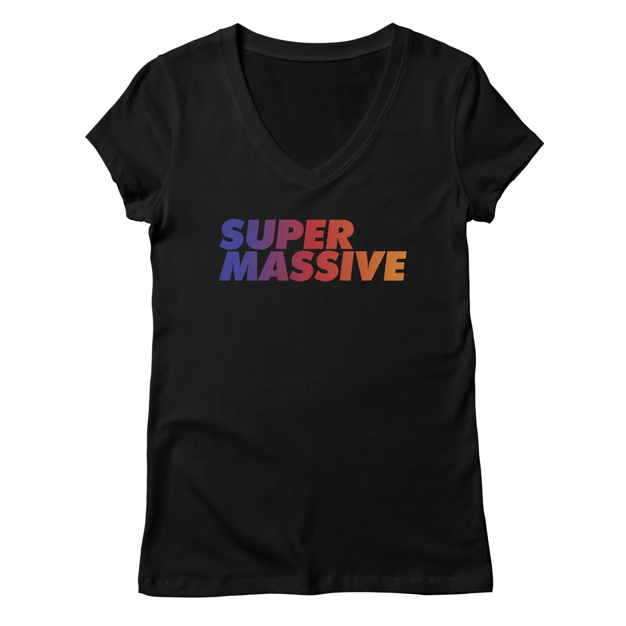 Super Massive Logo — Womens V Neck