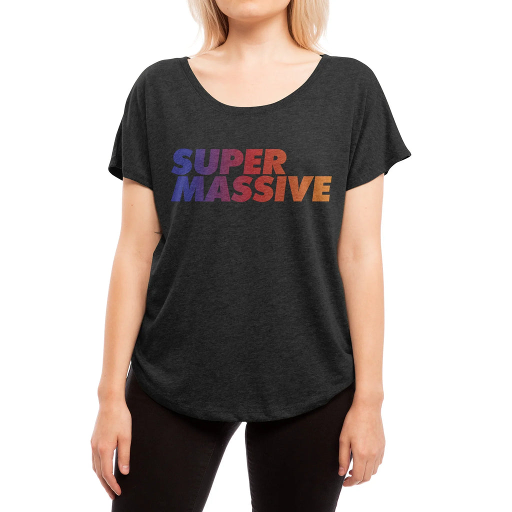 Super Massive Logo — Womens Scoop Neck
