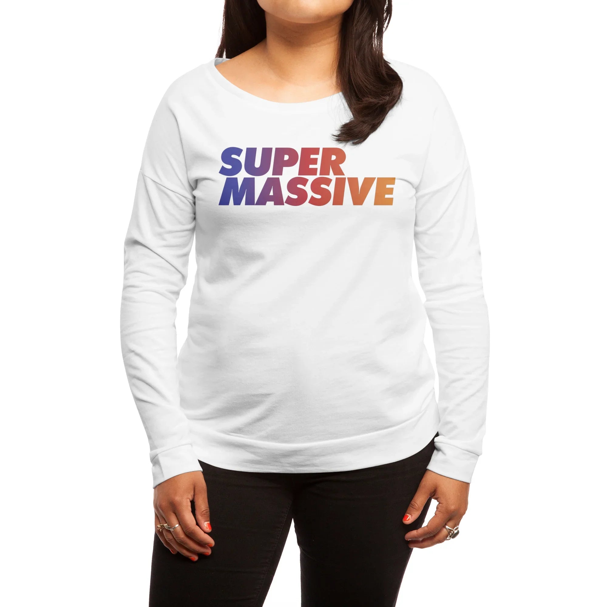 Super Massive Logo — Womens Longsleeve T Shirt